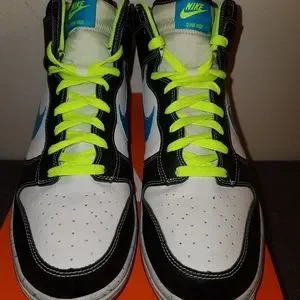 Nike | Shoes | Nike Dunk High Sb Premium White Blue Glow  display picture 1